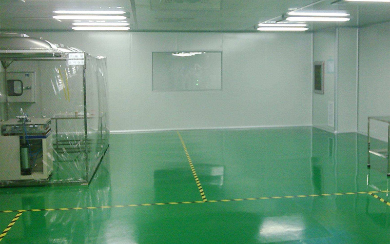 上海凈化車(chē)間裝修環(huán)氧地坪施工圖片